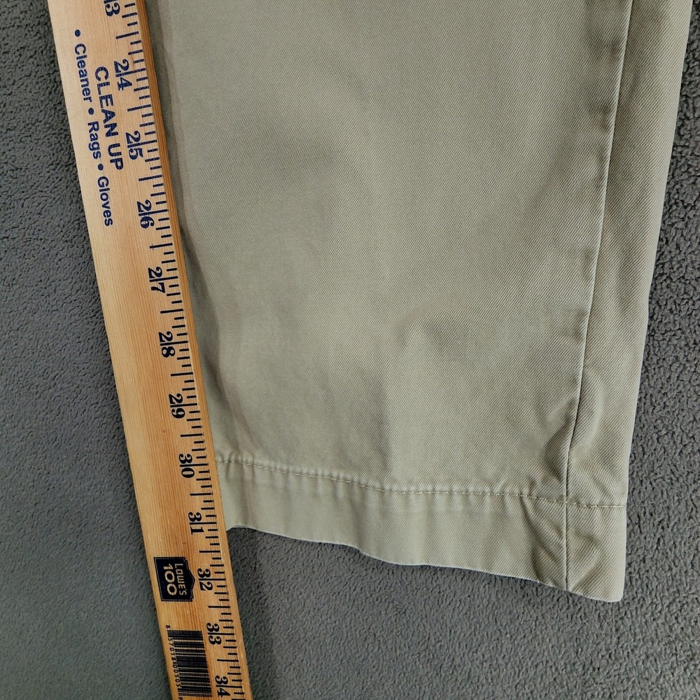 Banana Republic 31x34(31) Emerson Vintage Chino Pant Men Khaki Beige 100% Cotton - Picture 6 of 11